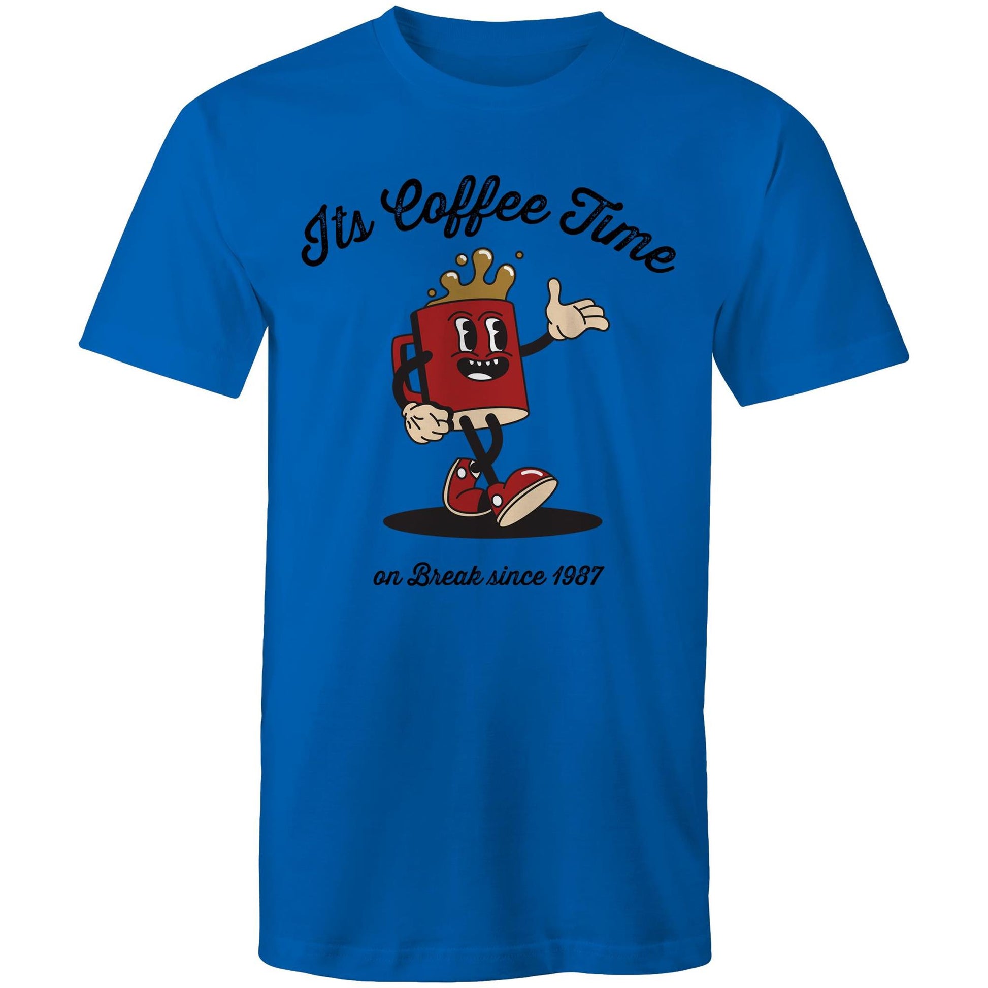 Coffee time T-Shirt bright royal