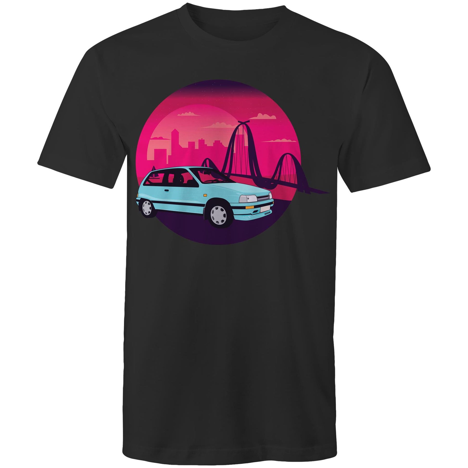 Retro Charade T-Shirt design black