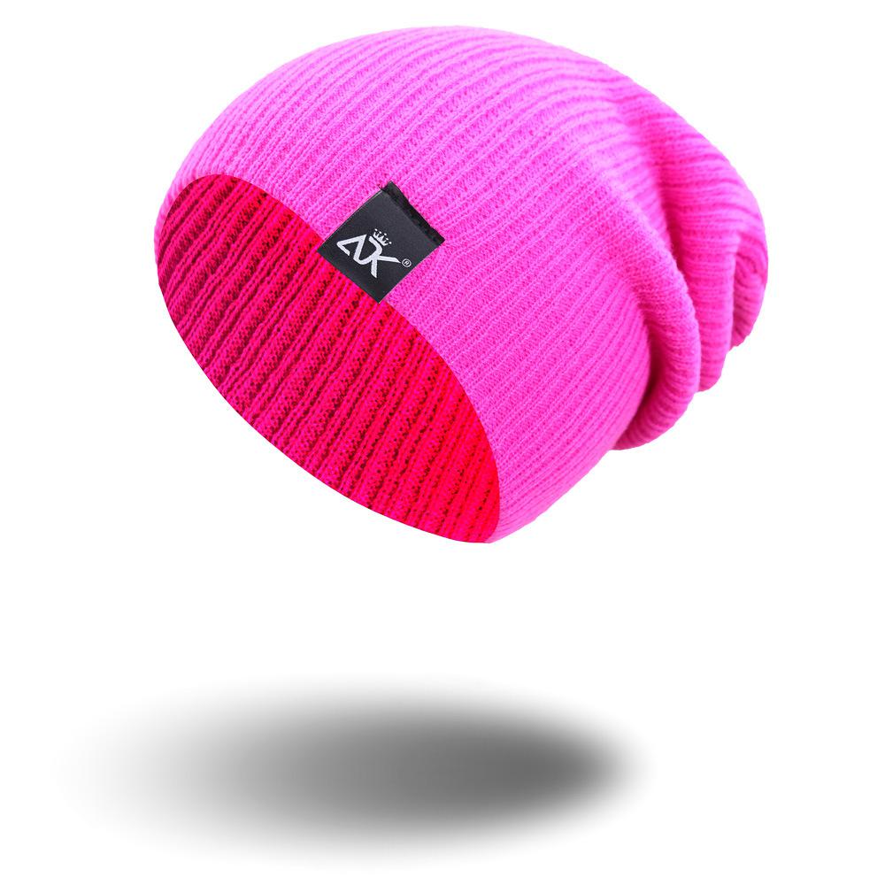 plum red beanie