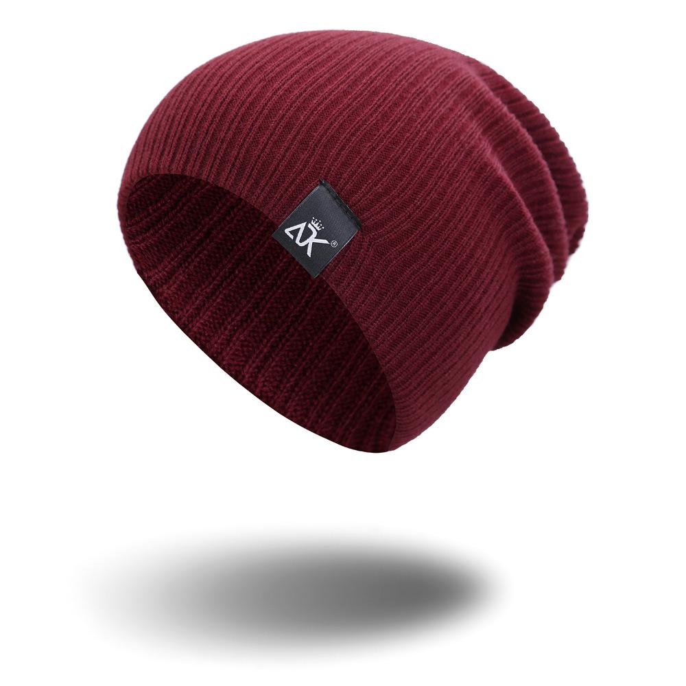 wine red beanie