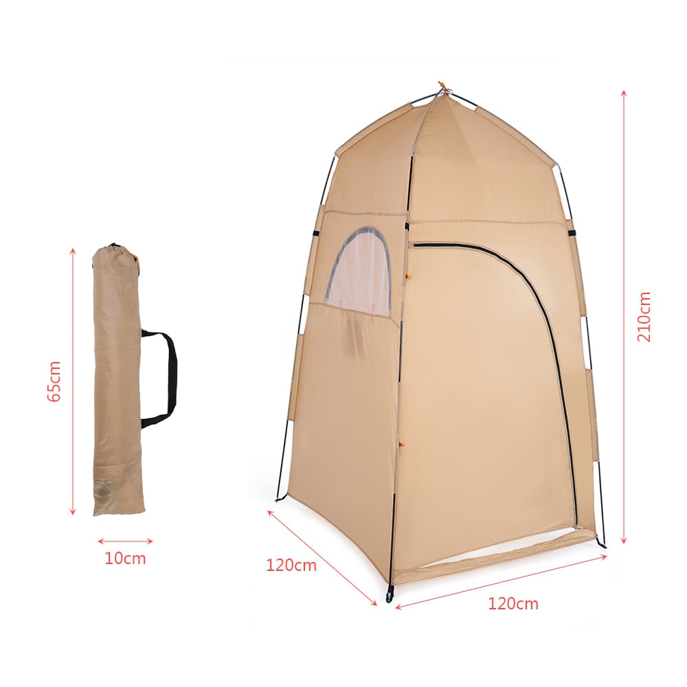 shower tent dimensions