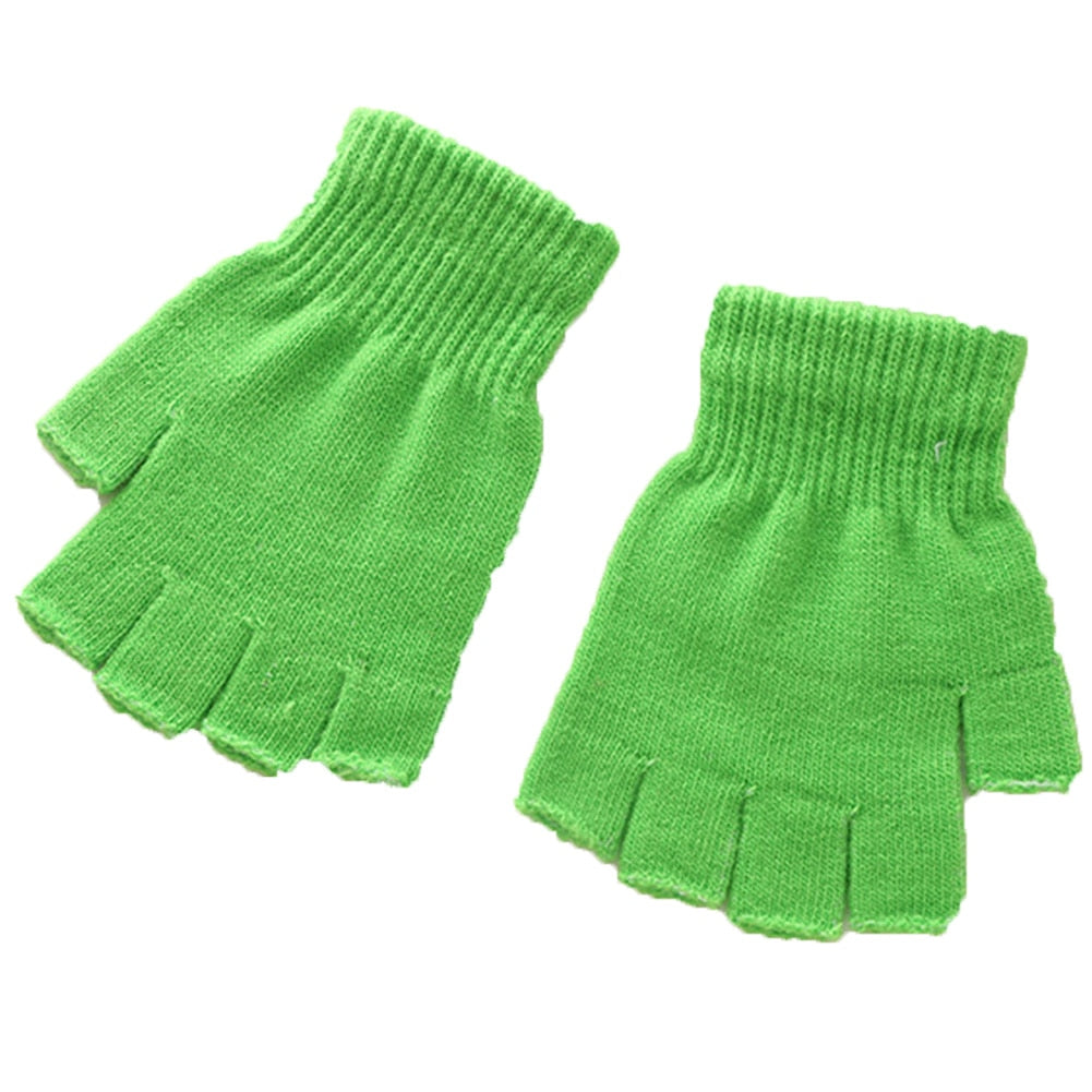 Fingerless Gloves green