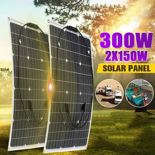 150W/300W Semi-Flexible Solar Panel