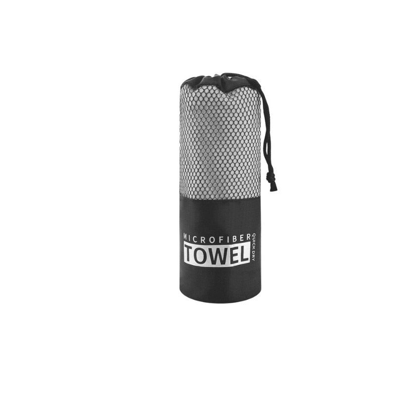 Microfiber towel grey