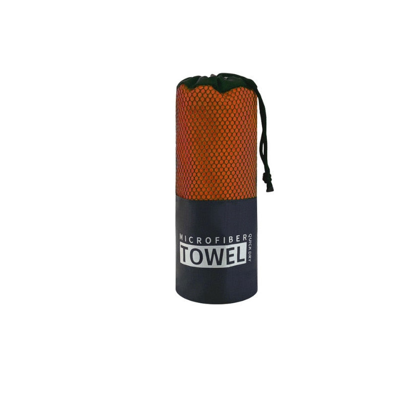 Microfiber towel orange