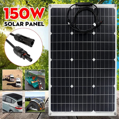 150W/300W Semi-Flexible Solar Panel