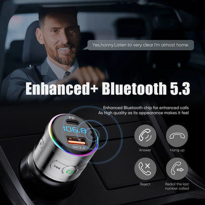 Bluetooth | FM Transmitter | Fast Charger Adapter