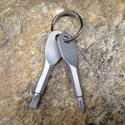 Keychain Screwdrivers silver