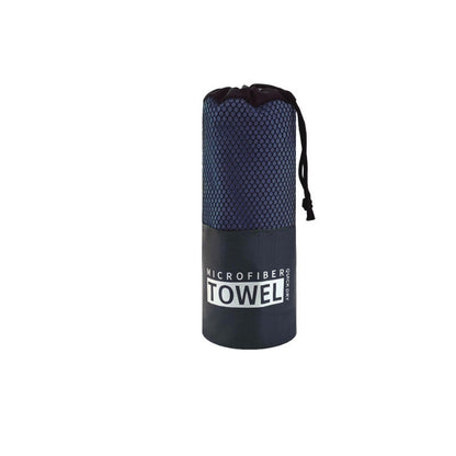 Microfiber towel dark blue