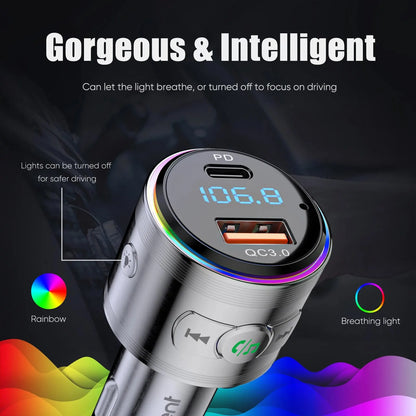 Bluetooth | FM Transmitter | Fast Charger Adapter