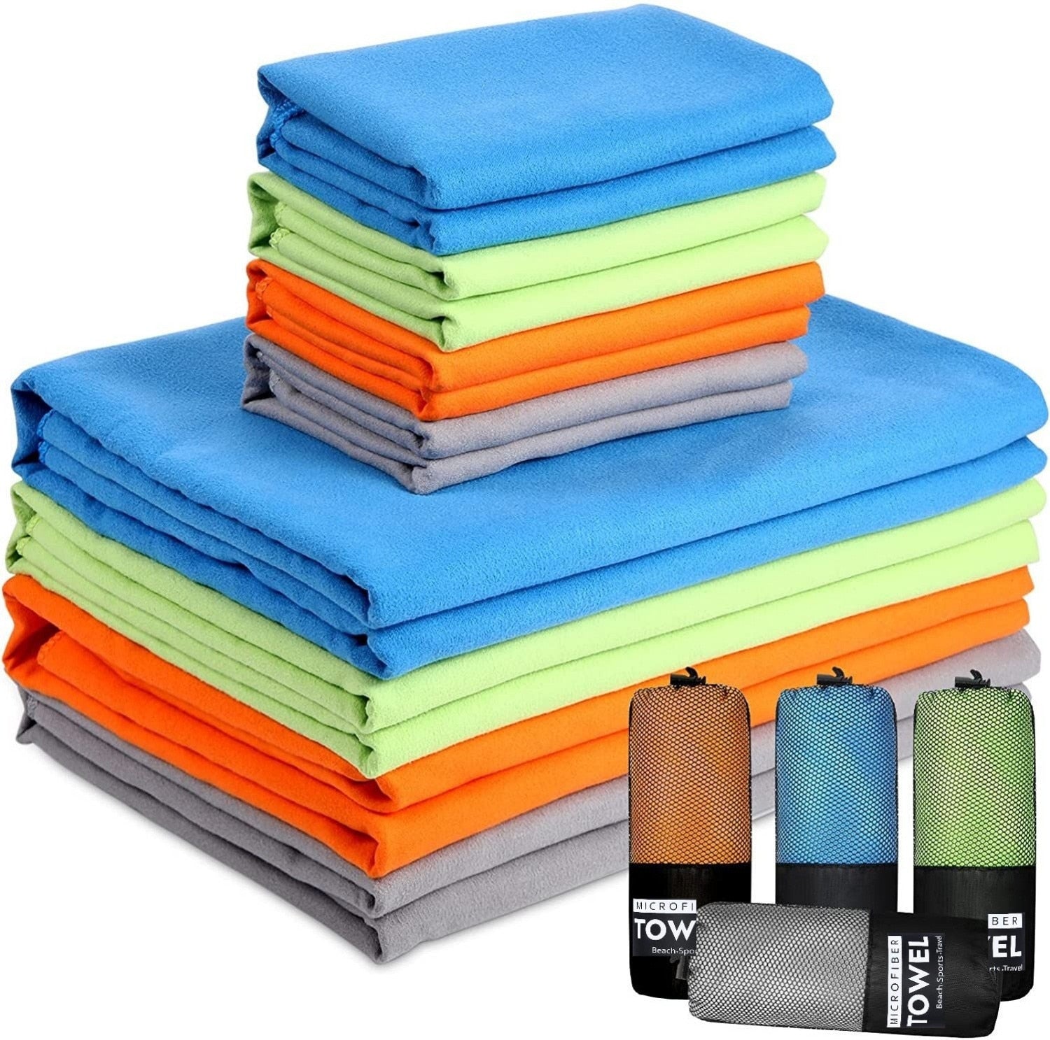 Microfiber towel variations