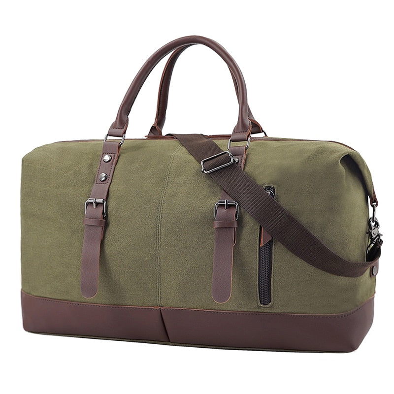 Canvas Duffle Bag green