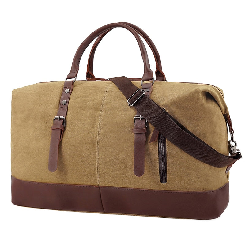 Canvas Duffle Bag khaki