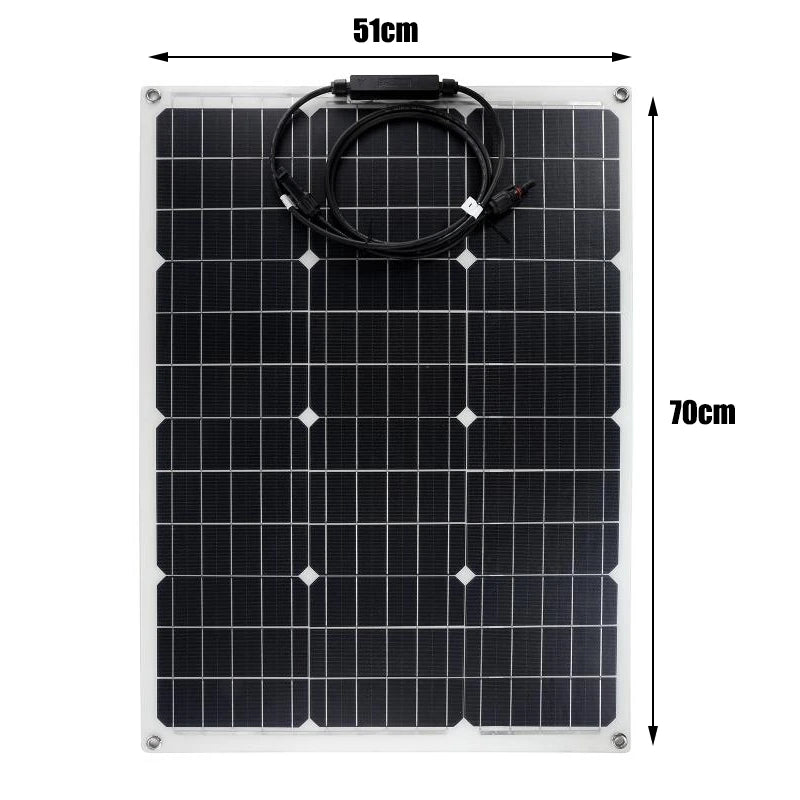 150W/300W Semi-Flexible Solar Panel