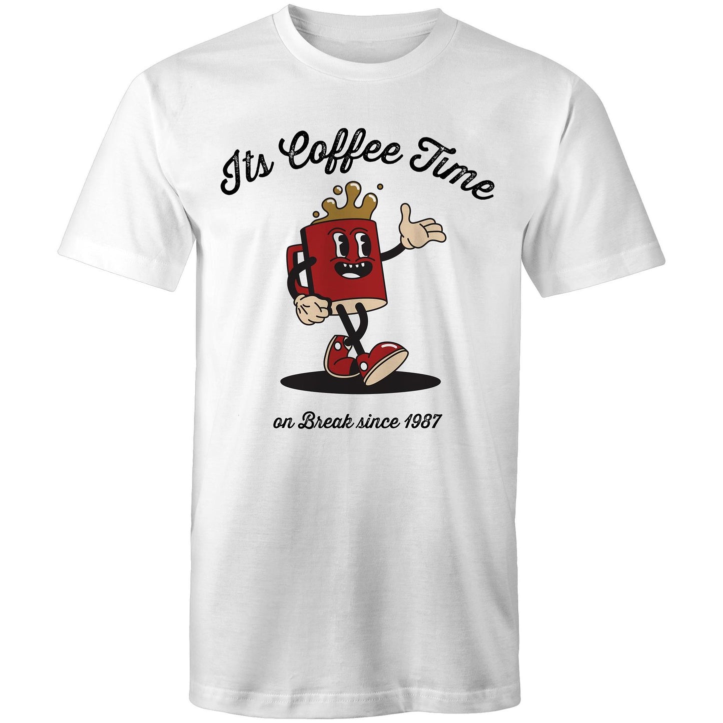 Coffee time T-Shirt white