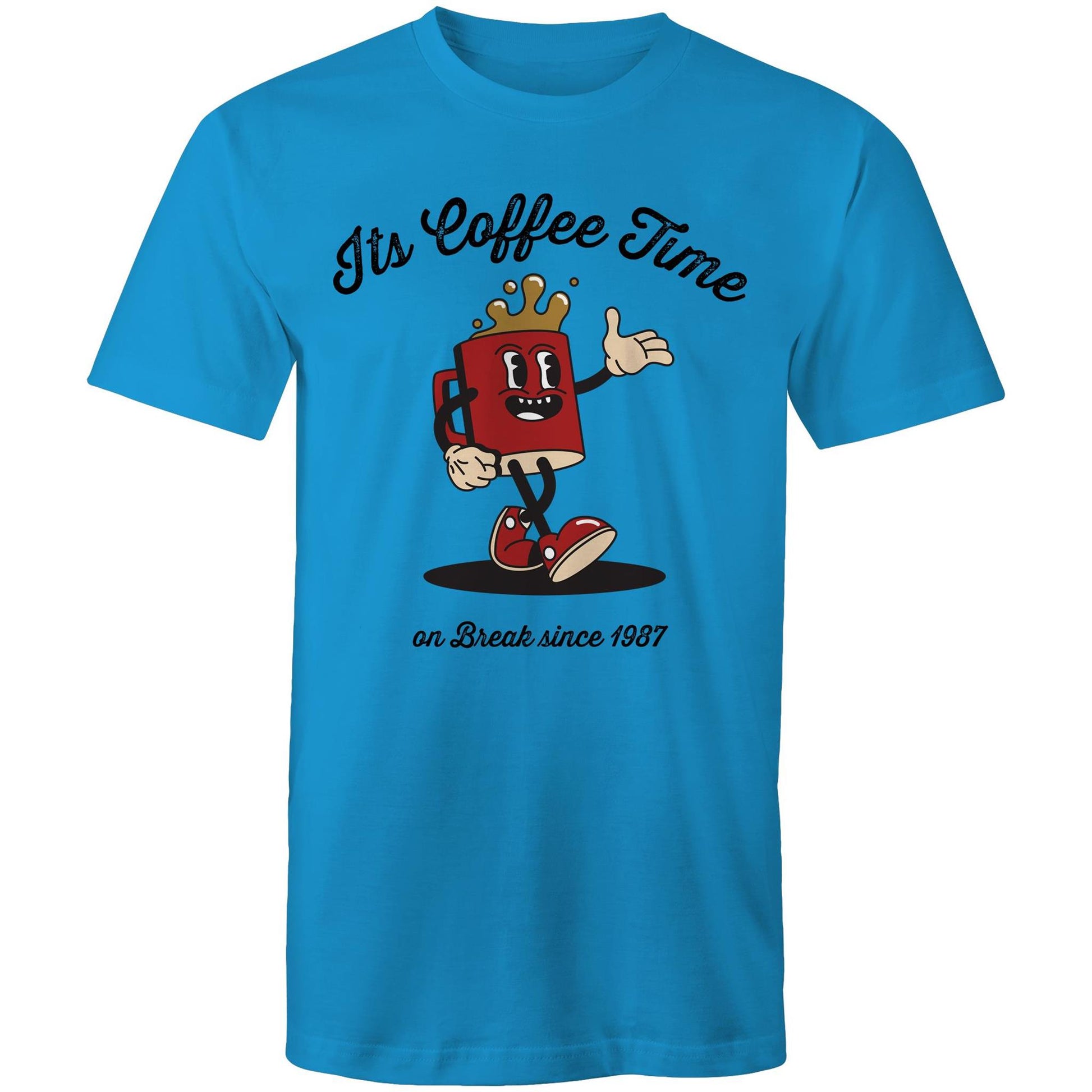 Coffee time T-Shirt arctic blue