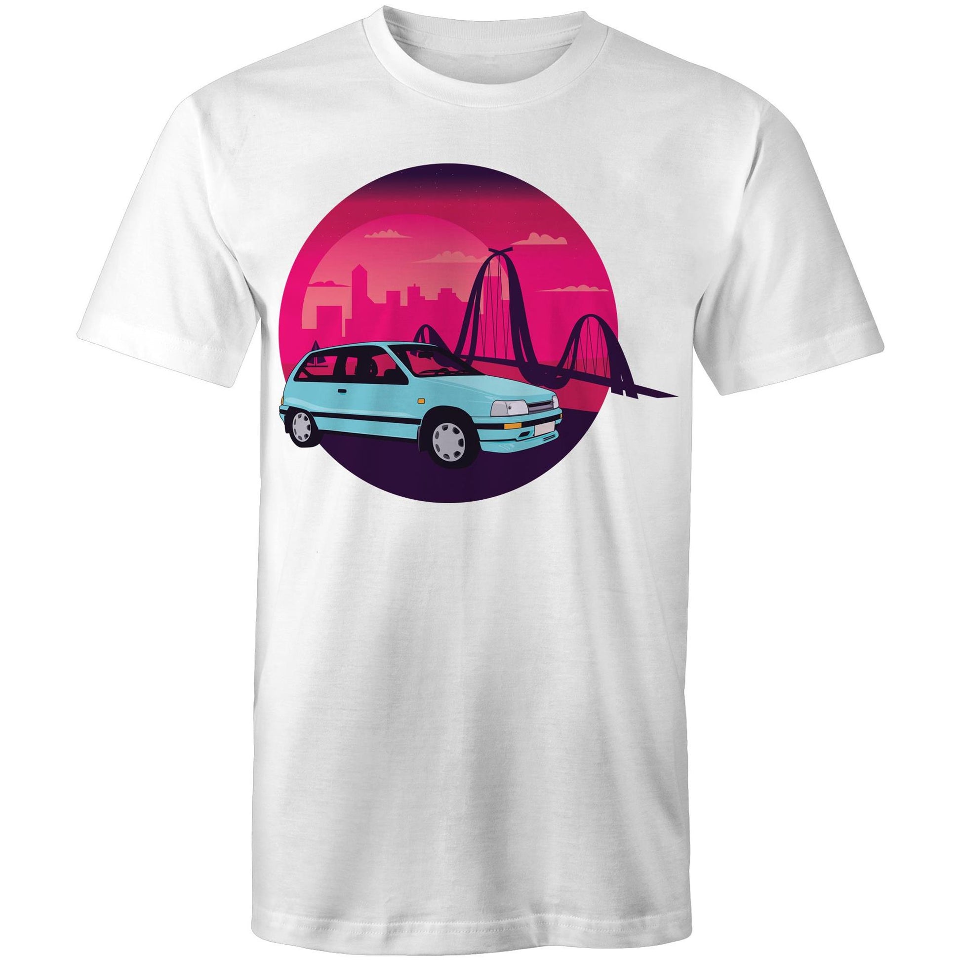 Retro Charade T-Shirt design white