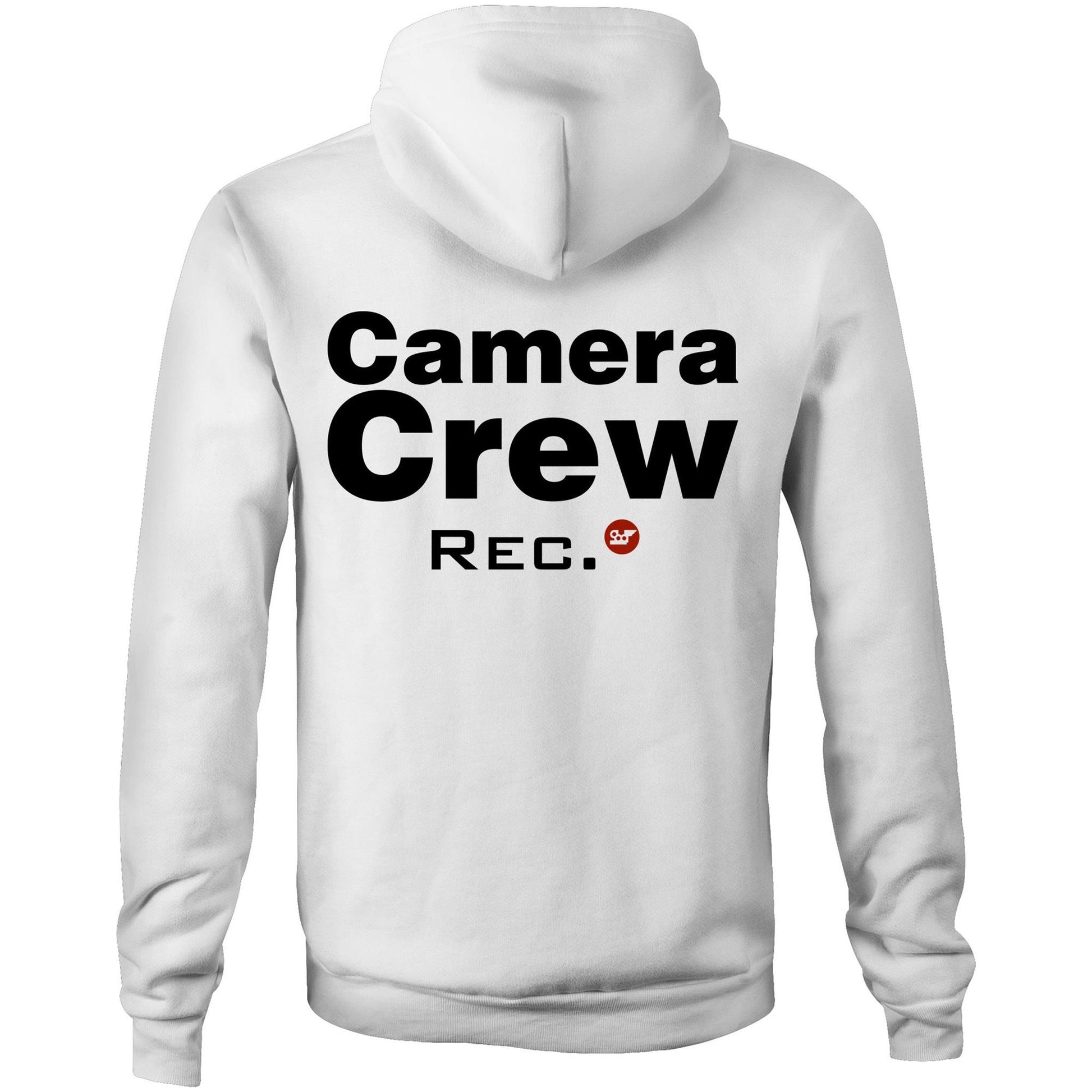 adc Recording Pocket Hoodie white