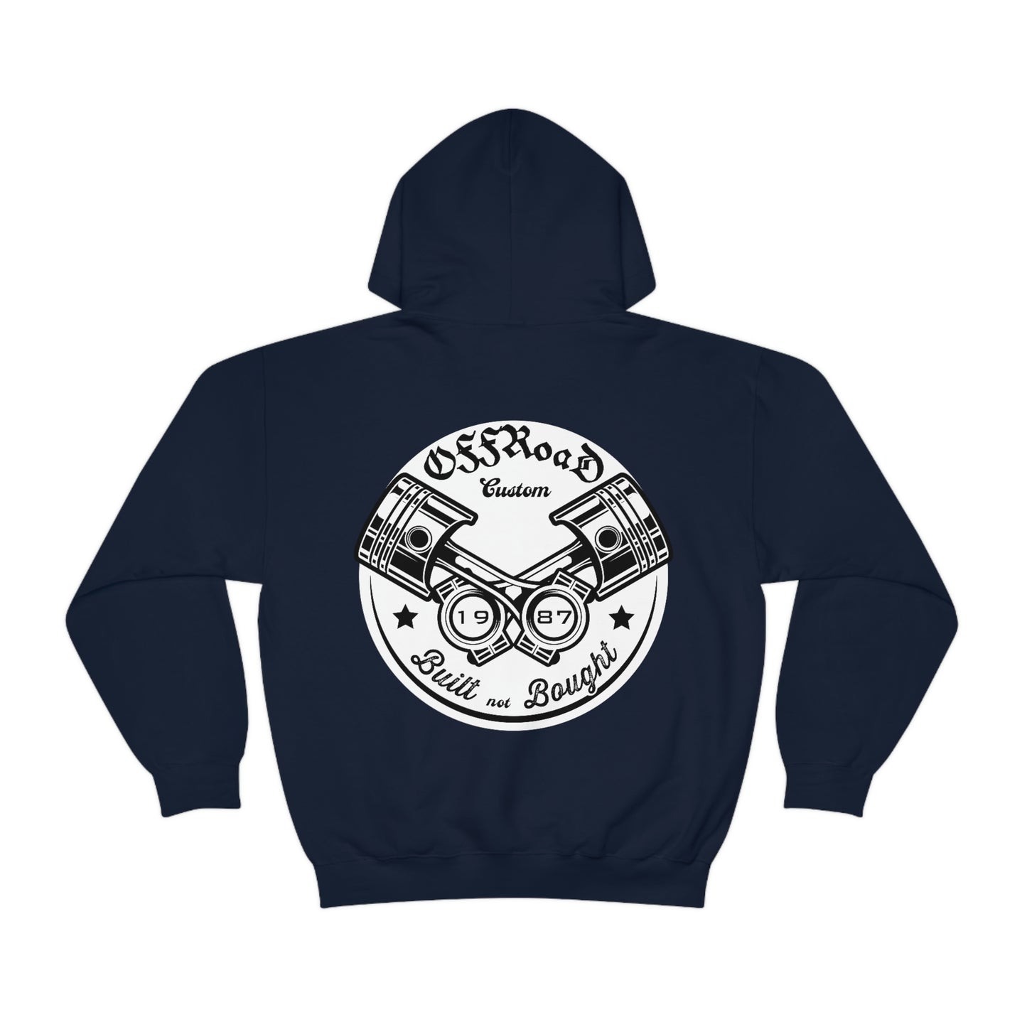 Piston's Hooded Sweatshirt design navy