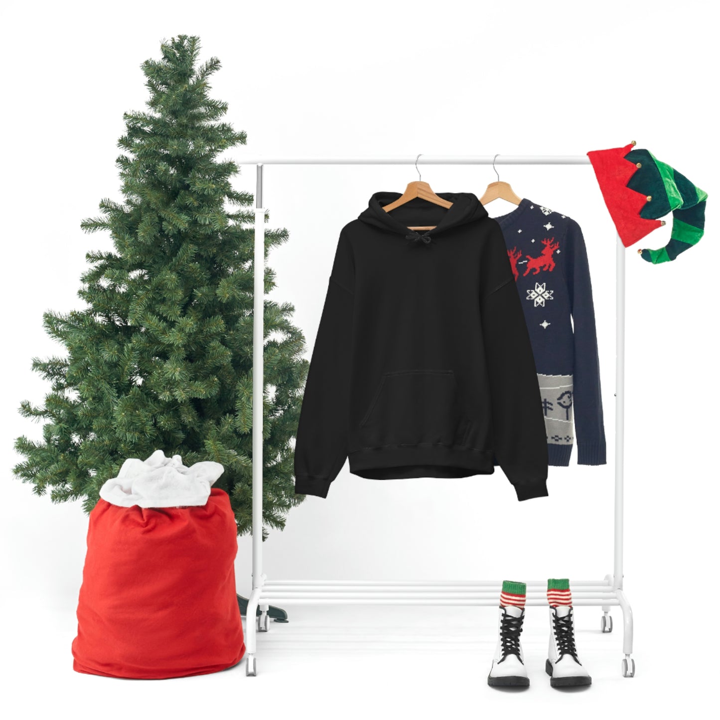 Piston's Hooded Sweatshirt holiday vibe black