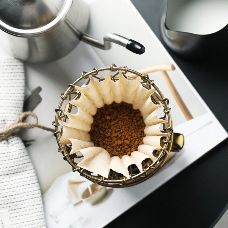 Folding pour over basket & filters context