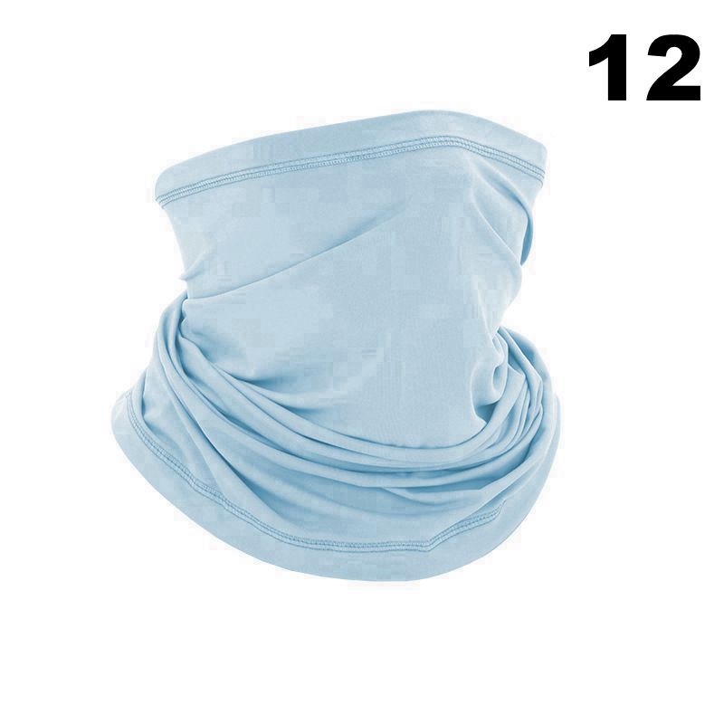 Face Scarf light blue