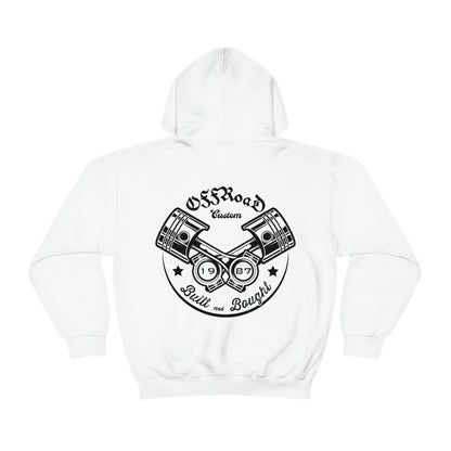 Piston's Hooded Sweatshirt white design